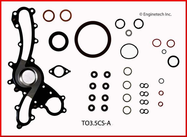 Conversion / Lower Gasket Set (Enginetech TO3.5CS-A) 06-11