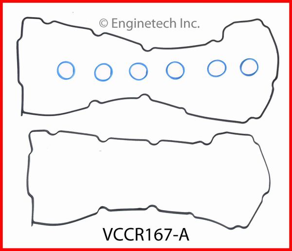 Valve Cover Gasket Set (Enginetech VCCR167-A) 98-00