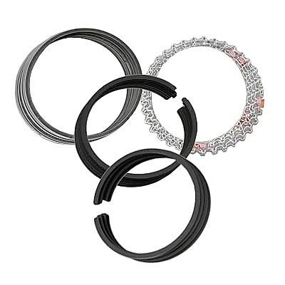 Piston Ring Set - Plasma Moly (Keith Black 4250BD8) 63-69