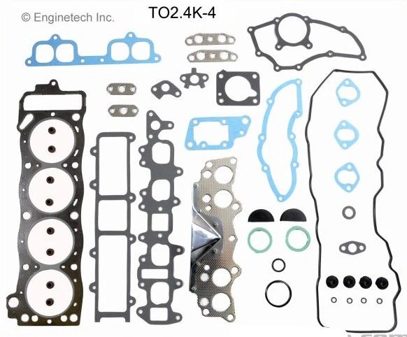 Full Gasket Set (Enginetech TO2.4K-4) 83-84