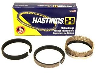 Piston Ring Set - Cast (Hastings 645) 63-74