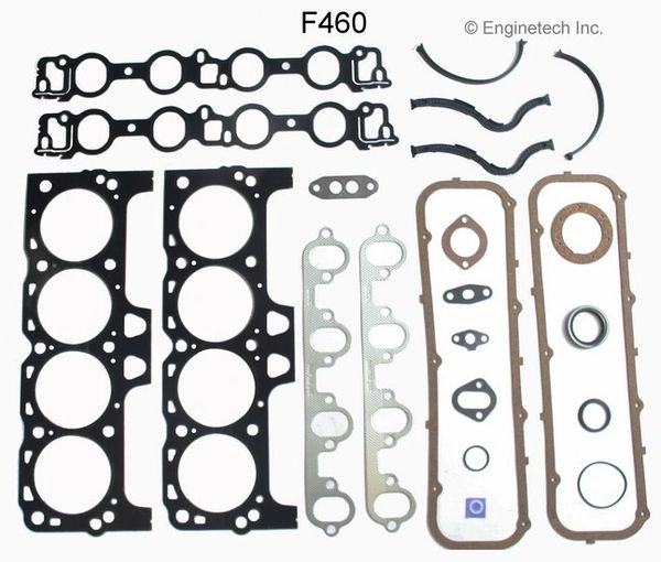 Full Gasket Set (Enginetech F460-72) 68-85 See Notes