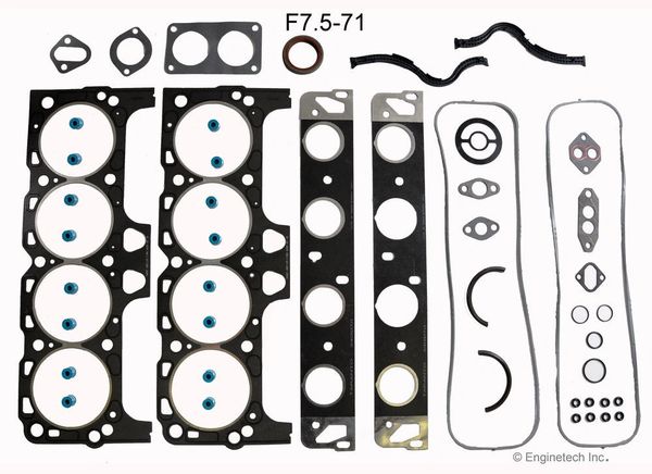 Full Gasket Set (EngineTech F7.5-71) 92-94 See Notes