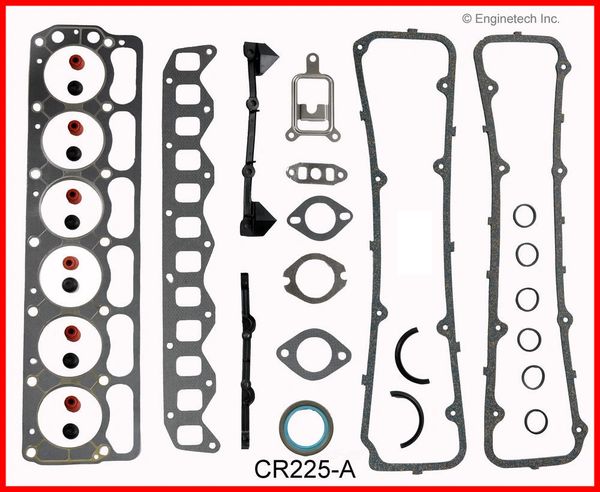 Full Gasket Set (EngineTech CR225-A) 60-81