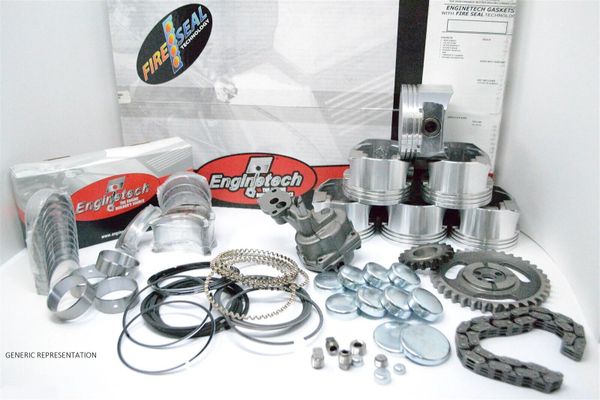 Engine Rebuild Kit (Enginetech RCJ258B) 1981 With Tab on Oil Pump