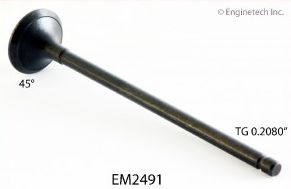 Exhaust Valve - 0.984" (EngineTech EM2491) 88-95