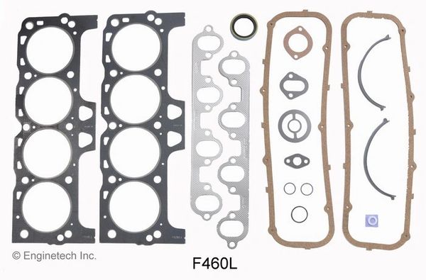 Rebuilders' Gasket Set (Enginetech F460L) 85-87