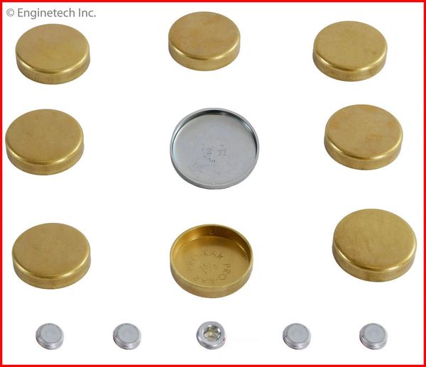 Frost Plug Set - Brass (Melling MPE101BR) 70-80