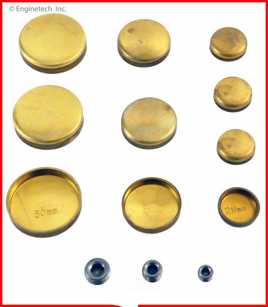 Frost Plug Set - Brass (Melling MPE216BR) 78-89