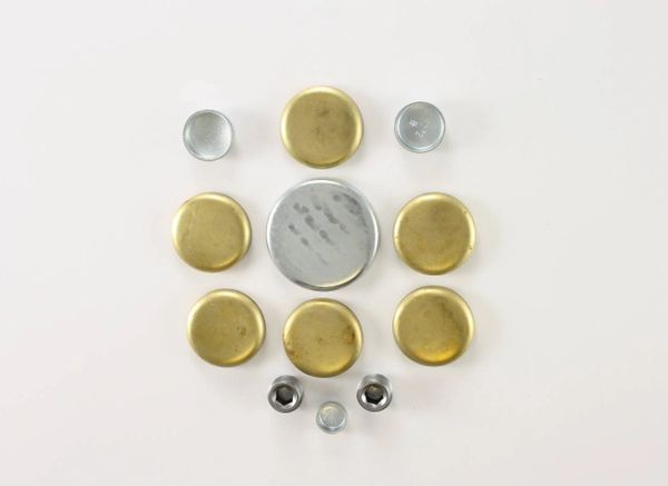 Frost Plug Set - Brass (Melling MPE124BR) 64-90