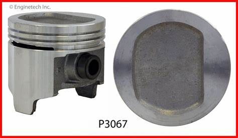 Piston Set - Cast (Enginetech P3067-6) 79-90
