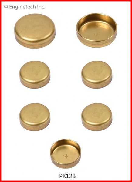 Frost Plug Set - Brass (Enginetech PK12B) 95-07