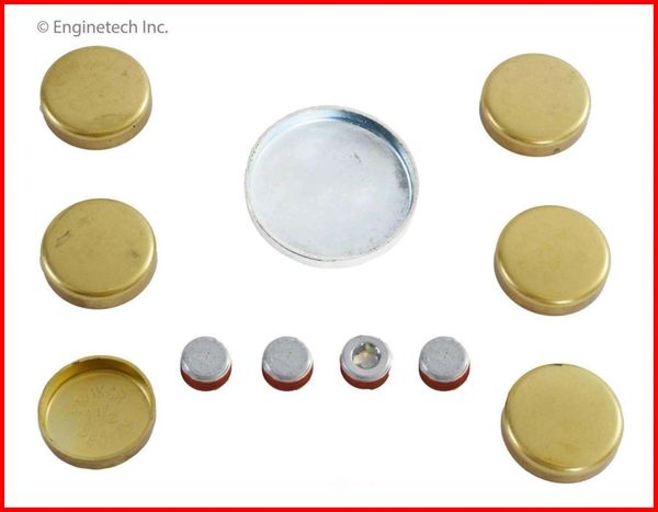 Frost Plug Set - Brass (Enginetech PK18B) 82-08