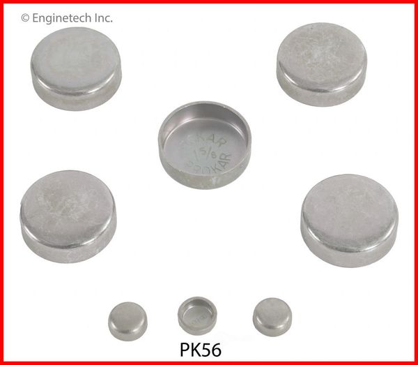 Frost Plug Set - Steel (Enginetech PK56) 90-00