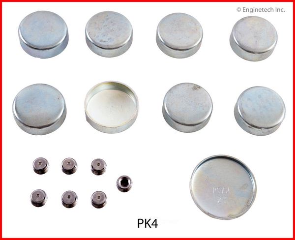 Frost Plug Set - Steel (Enginetech PK4) 91-00