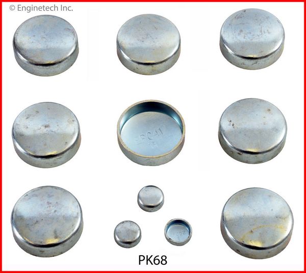 Frost Plug Set - Steel (Enginetech PK68) 95-10