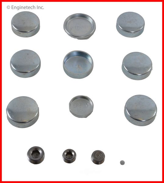 Frost Plug Set - Steel (Enginetech PK258) 88-03