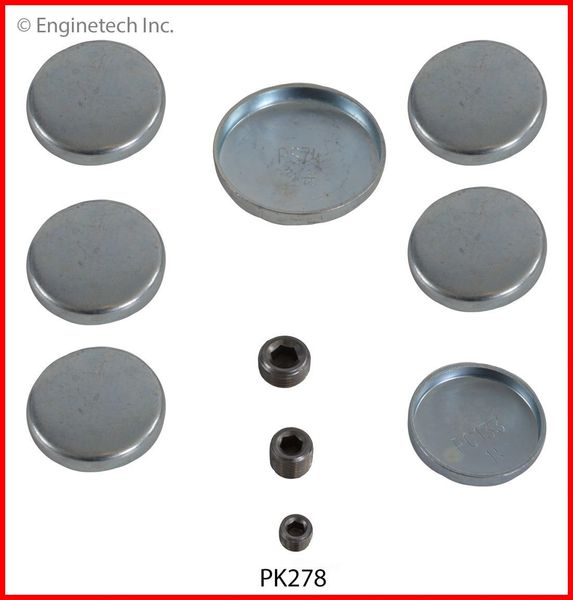 Frost Plug Set - Steel (Enginetech PK278) 90-03