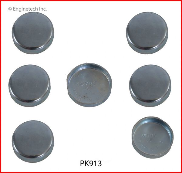 Frost Plug Set - Steel (EngineTech PK913) 85-91