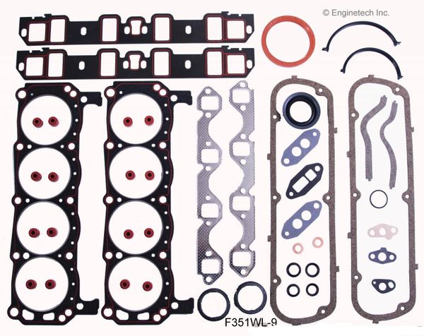 Full Gasket Set (EngineTech F351WL-9) 87-97