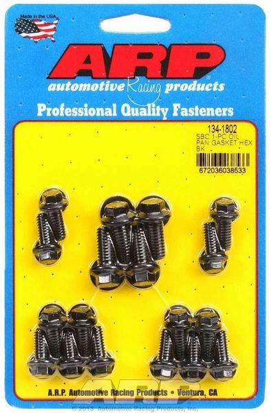 Oil Pan Bolt Set - For 1 Pc Oil Pan Gasket (ARP 134-1802) 55-02