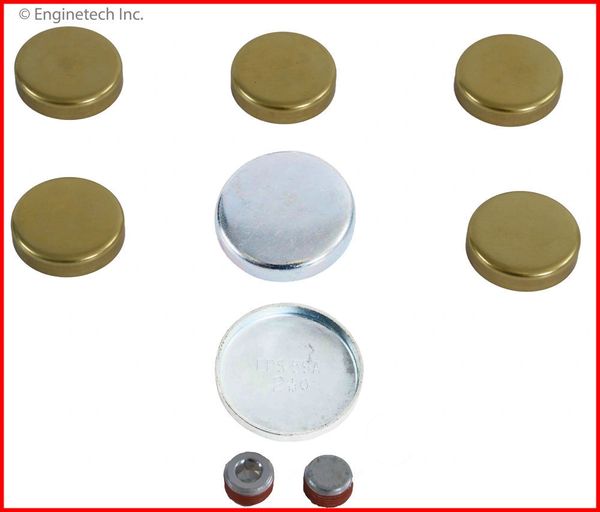 Frost Plug Set - Brass (Enginetech PK8B) 65-96