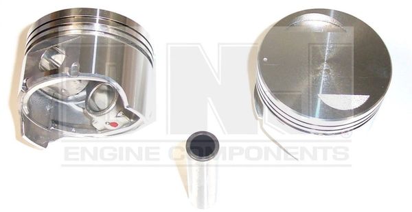 Piston Set - Cast (EngineTech P4626-4) 89-97