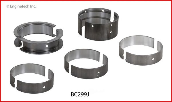 Main Bearing Set (Enginetech BC299J) 77-81