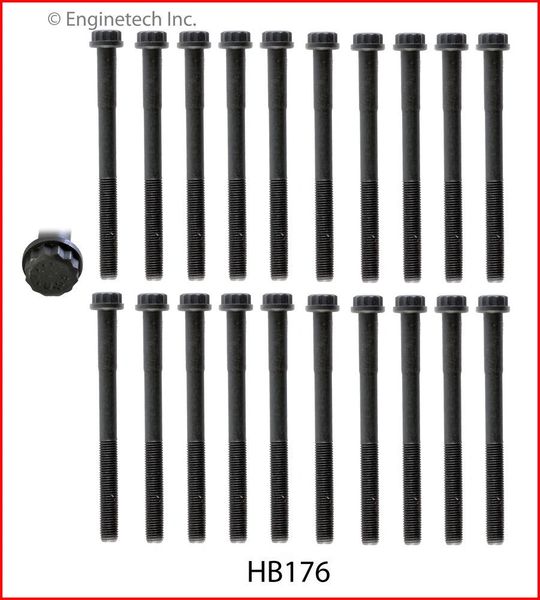 Head Bolt Set - Both Heads (Enginetech HB176) 98-09