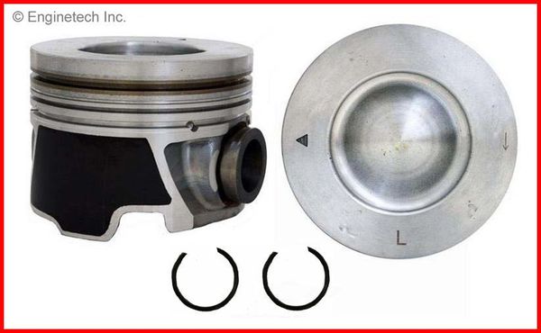 Piston Set (Enginetech P5075-8) 06-10