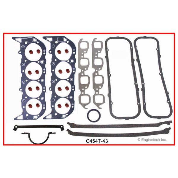 Full Gasket Set (Enginetech C454T-43) 80-90