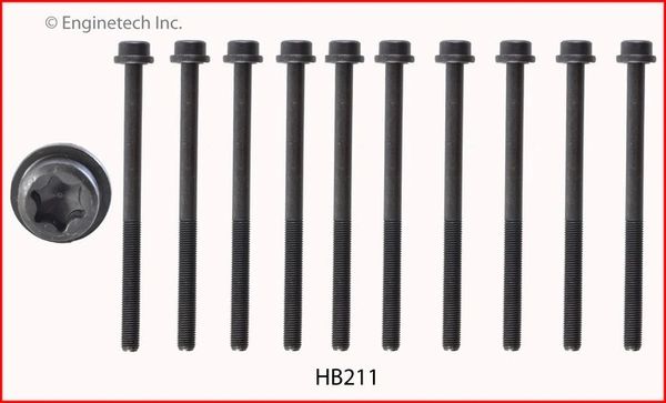 Head Bolt Set (Enginetech HB211) 01-22