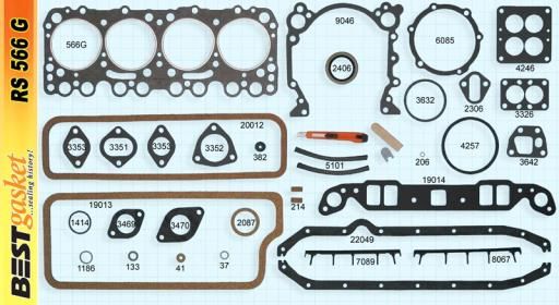 Full Gasket Set (Best RS556G) 51-52