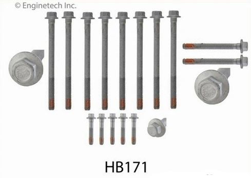 Head Bolt Set - 1 Head (EngineTech HB171) 97-04