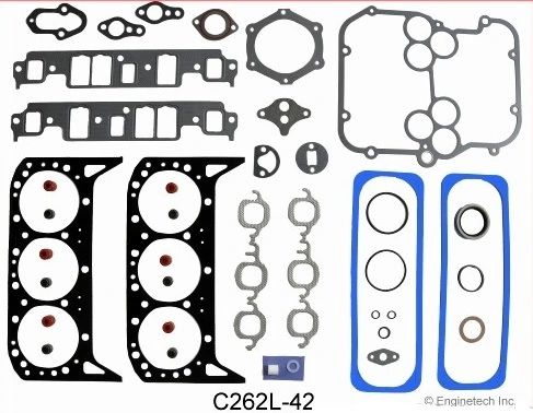 Full Gasket Set (EngineTech C262L-42) 92-93 Vortec