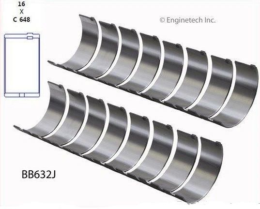 Rod Bearing Set (EngineTech BB632J) 66-91