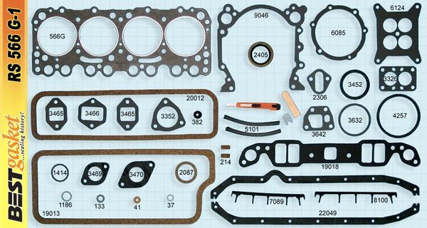 Full Gasket Set (Best RS566G-1) 54-56