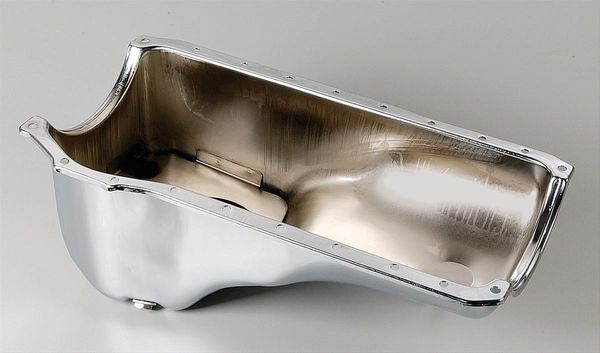 Oil Pan - Chrome (Transdapt 9310) 70-82