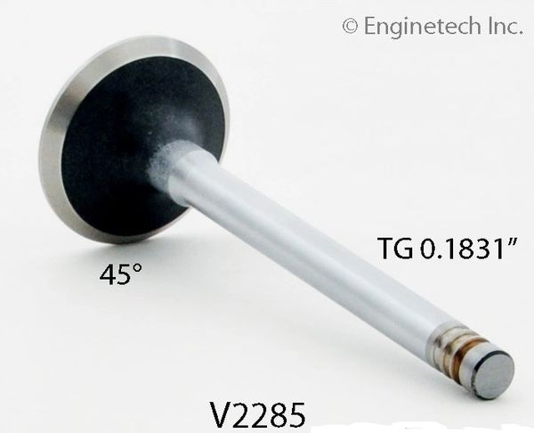Exhaust Valve - 1.417" (EngineTech V2285) 86-92