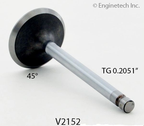 Intake Valve - 1.653" (EngineTech V2152) 86-92