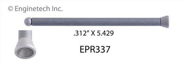 Push Rod Set (EngineTech EPR337-12) 86-92