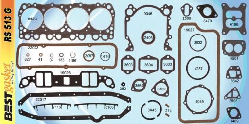 Full Gasket Set (Best RS513G) 59-60