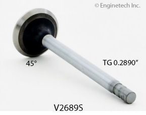 Exhaust Valve - 1.500" Stellite (EngineTech V2689S) 94-09 See Listing