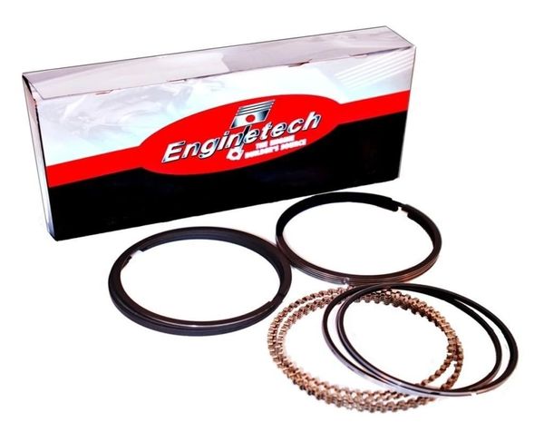 Piston Ring Set - Cast (EngineTech R40056) 85-95 See Notes