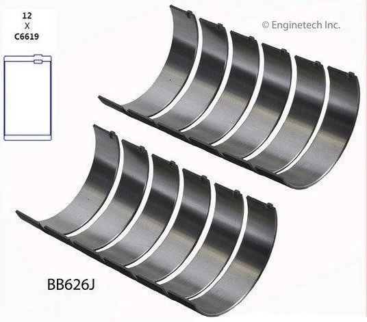 Rod Bearing Set (EngineTech BB626J) 82-95