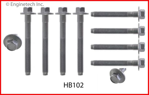 Head Bolt Set - 1 Head (EngineTech HB102) 89-95