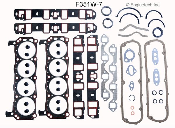 Full Gasket Set (EngineTech F351W-7) 69-83