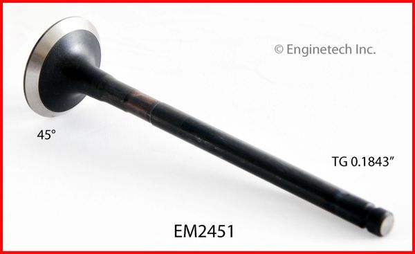 Exhaust Valve (EngineTech EM2451) 85-91