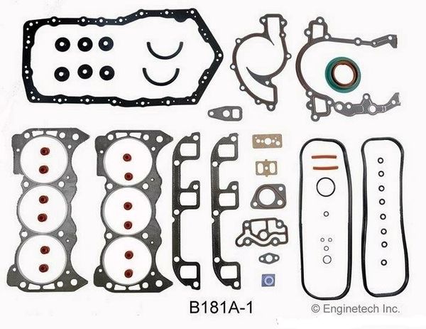 Full Gasket Set - FWD (EngineTech B181A-1) 85-88