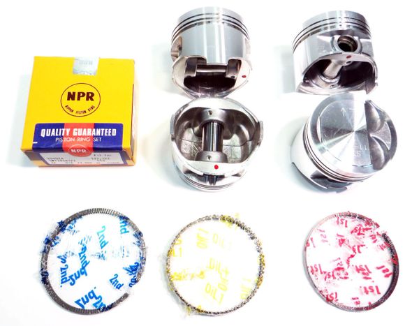 Piston Set - Cast c/w Rings (NPR 10-656) 92-98